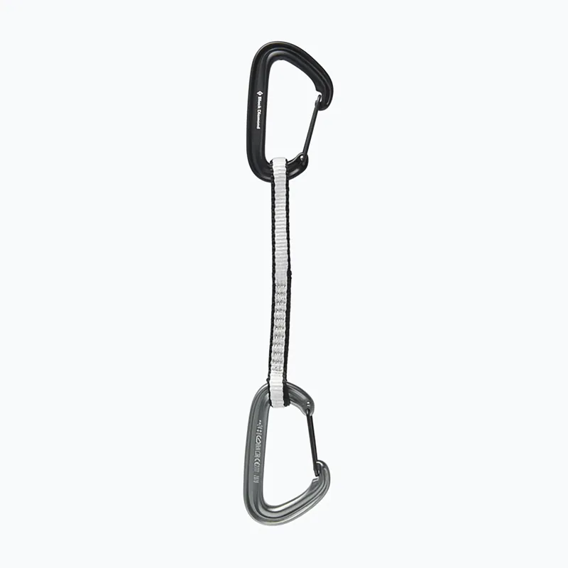 Sleva Lezecká expreska Black Diamond Litewire Quickdraw 16 cm gray/black Novinka