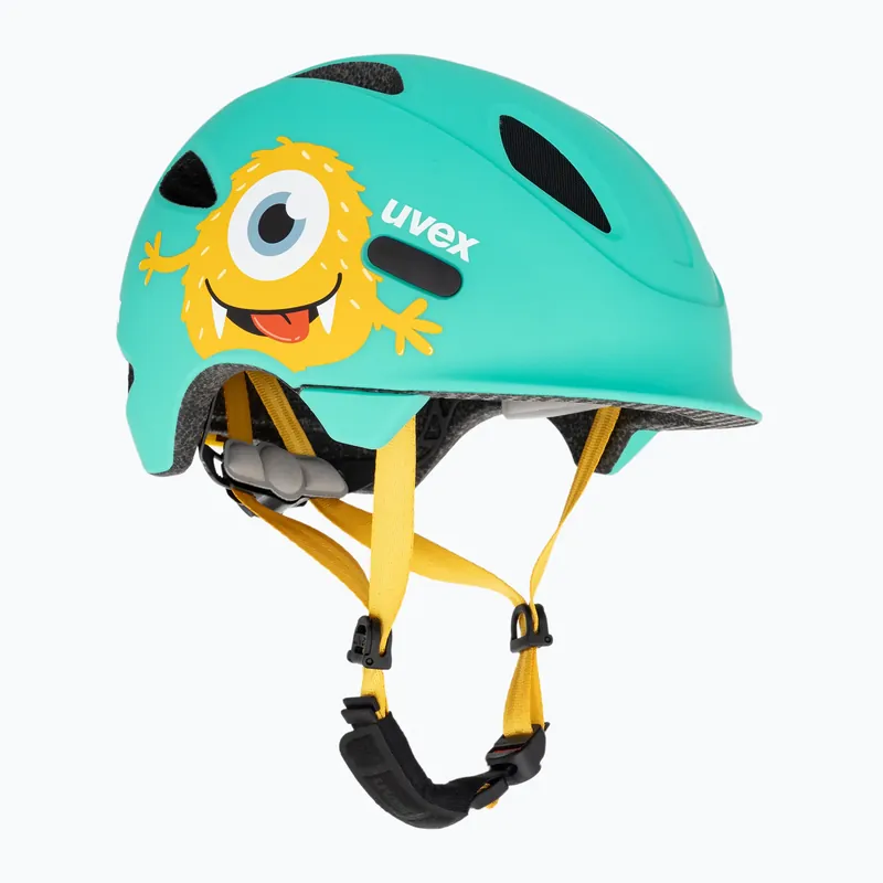 Autentický Dětská cyklistická helma UVEX Oyo Style monster lagoon matt