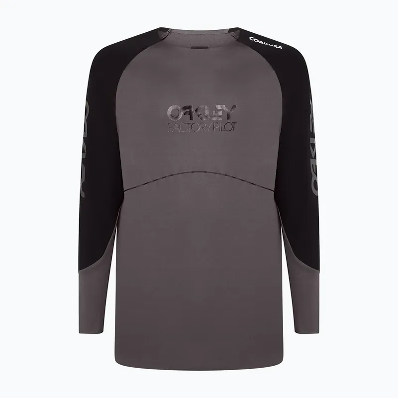 Pánský cyklistický dres longsleeve Oakley Maven Scrub black/grey Pouze Dnes