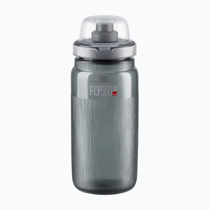 Nejprodávanější Cyklistická lahev Elite FLY Tex MTB 550 ml transparent grey