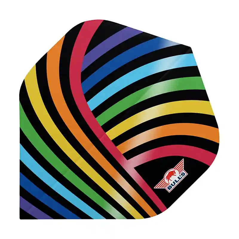 Letky Bull‘s Powerflite D100 Rainbow Std. 3ks Bezpečná Platba