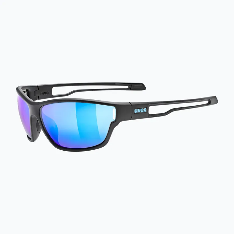 Sluneční brýle UVEX Sportstyle 806 black matt/mirror blue Přímo Od Výrobce