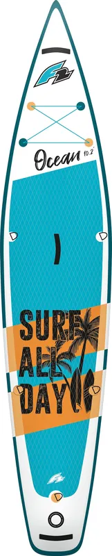 paddleboard F2 Ocean Kid Tour 9‘2‘‘x25‘‘x5‘‘ - TURQUISE Ověřený