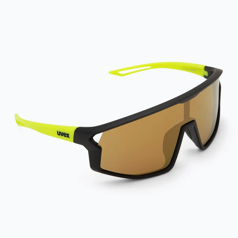 Dětské sluneční brýle UVEX Skyryse Jr black/yellow matt/mirror yellow Sleva