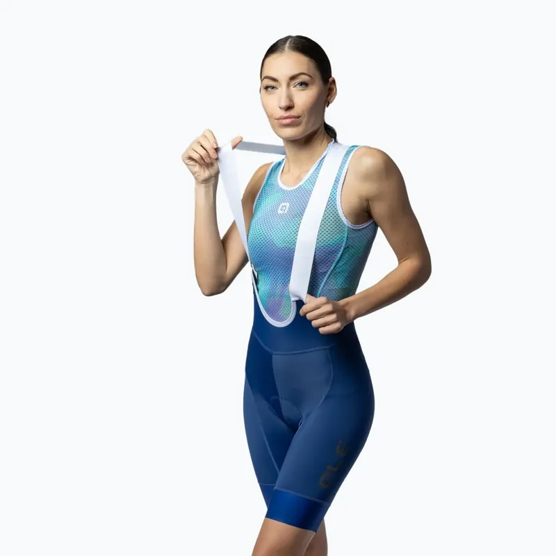 Dámské cyklistické šortky Alé Magic Colour Bibshorts blue Ověřený