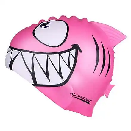 Shark dětská koupací čepice růžová Nejprodávanější