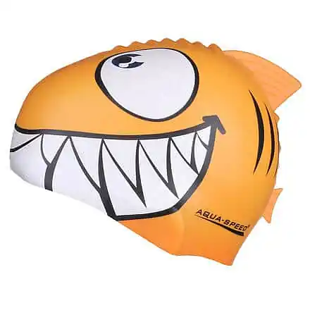 Cenová Bomba Shark dětská koupací čepice oranžová