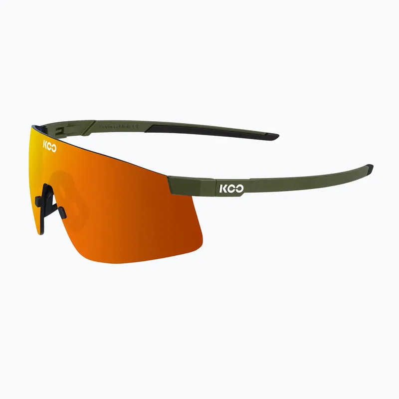 Víkendová Akce Sluneční brýle Koo Nova olive green matt/orange mirror