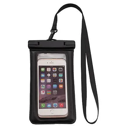 Odeslání Ihned Swim IPX8 pouzdro na telefon černá