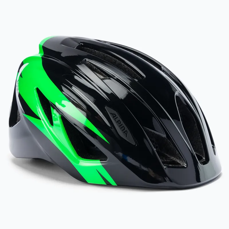 Dětská cyklistická přilba Alpina Pico black/green gloss Nová Kolekce