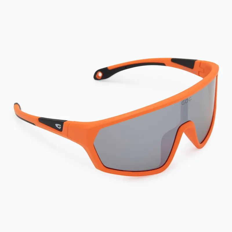Dětské sluneční brýle GOG Flint matt neon orange/black reflex silver Expresní Doručení