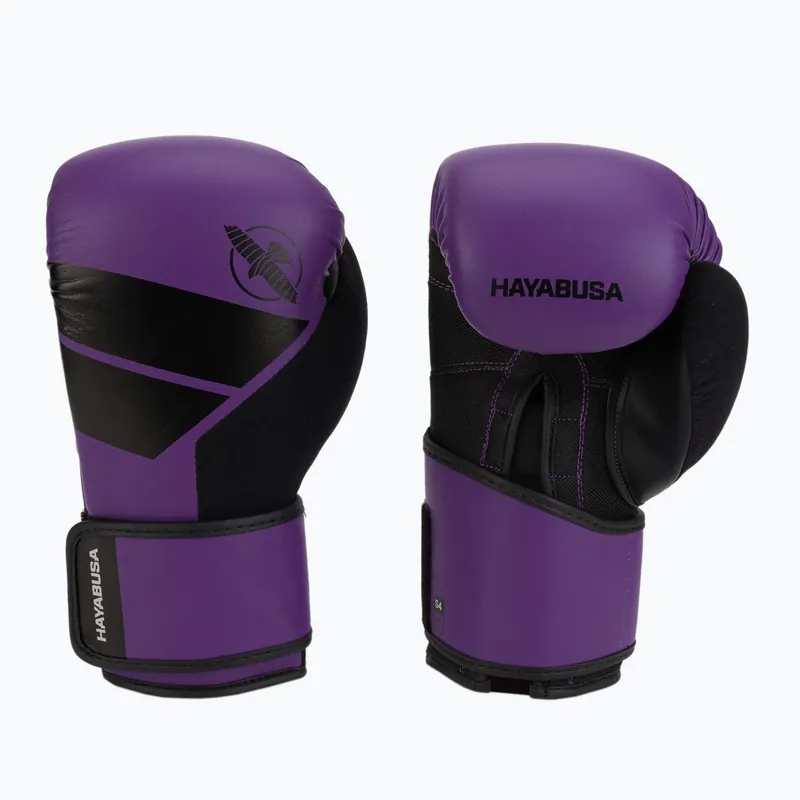 Nakupujte Hned Hayabusa S4 fialové/černé boxerské rukavice S4BG