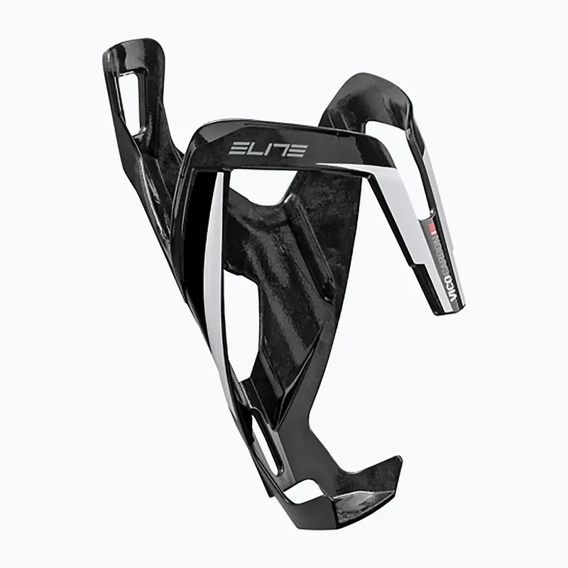 Finální Výprodej Košík na lahev Elite Vico Carbon glossy/white graphic