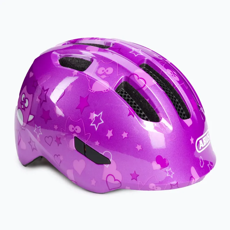 Abus Smiley 3.0 dětská cyklistická příručka fialová 67259 Omezená Nabídka