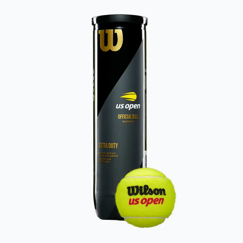 Tenisové míčky Wilson US Open XD 4 ks. yellow Poslední Šance