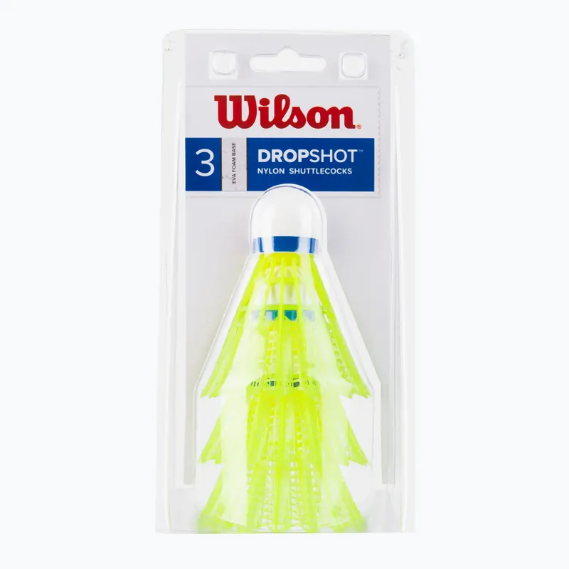 Sleva Badmintonové rakety Wilson Dropshot 3 Clamshel žluté WRT6048YE+