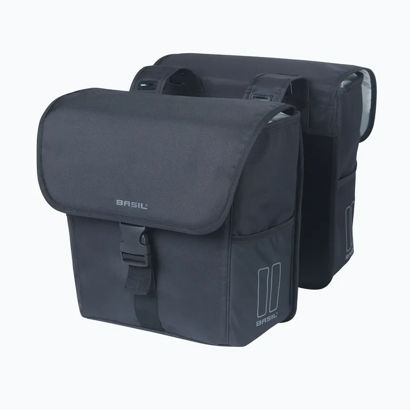 Brašna na kolo Basil Go Double Bag 32 l solid black Akce
