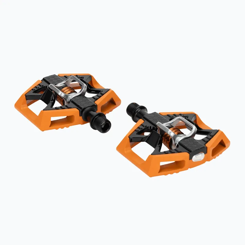 Crankbrothers Double Shot 2 oranžové/černé/oranžové cyklistické pedály Rychlé Dodání