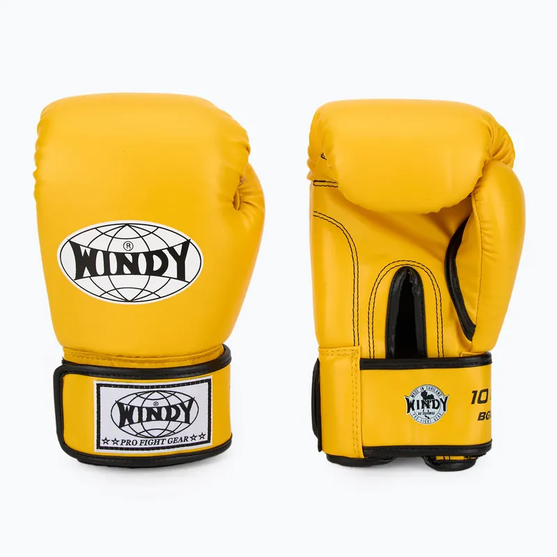 Víkendová Akce Boxerské rukavice WINDY Classic Synthetic Leather yellow