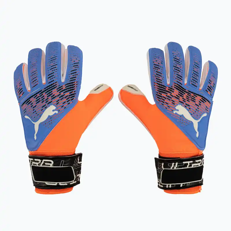 Brankářské rukavice PUMA Ultra Grip 2 RC ultra orange/blue glimmer Nová Kolekce