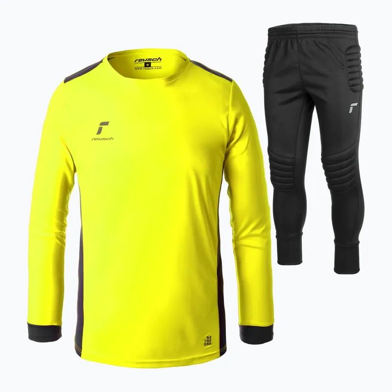 Akční Nabídka Dětská brankářská souprava Reusch Match Set Junior safety yellow/black