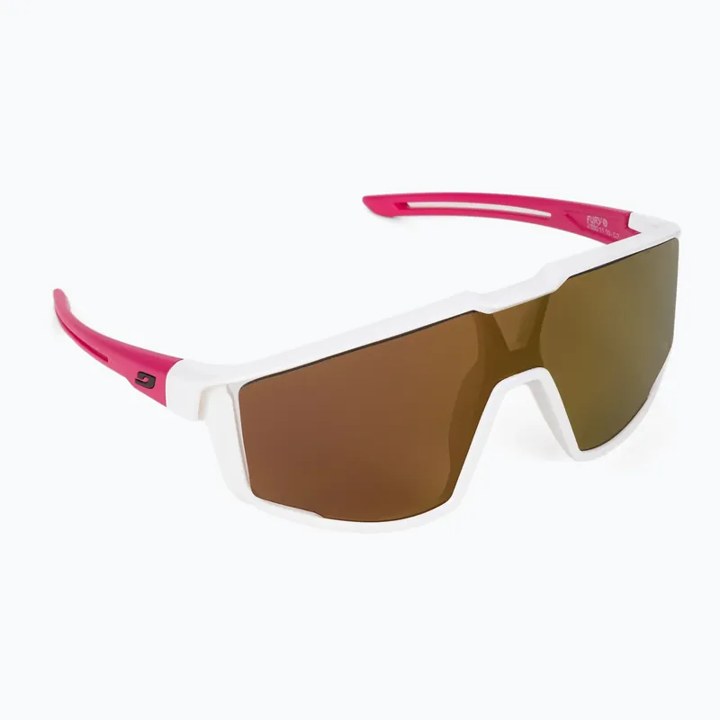 Cenová Bomba Cyklistické brýle Julbo Fury Spectron 3Cf white/pink J5501110