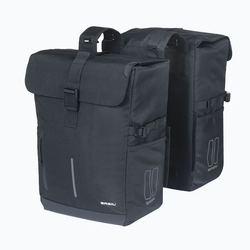 Časově Omezené Brašna na kolo Basil Move Double Bag 30 l black