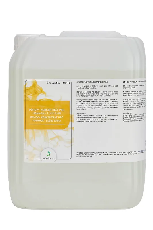 Must-Have Mýdlová pěna pro HAMMAM Luční kvítí 10 l