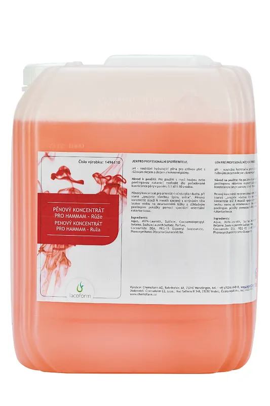 Mýdlová pěna pro HAMMAM RŮŽE 10 l Must-Have