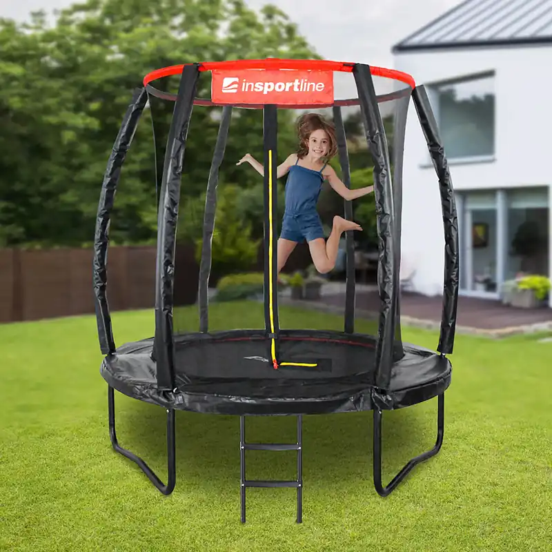 Pouze Dnes Zahradní trampolína se sítí inSPORTline Flea 183 cm 22274