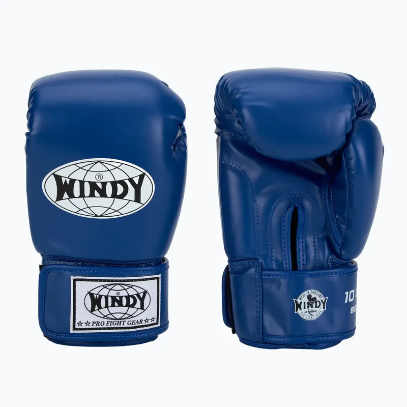 Boxerské rukavice WINDY Classic Synthetic Leather blue Speciální Cena