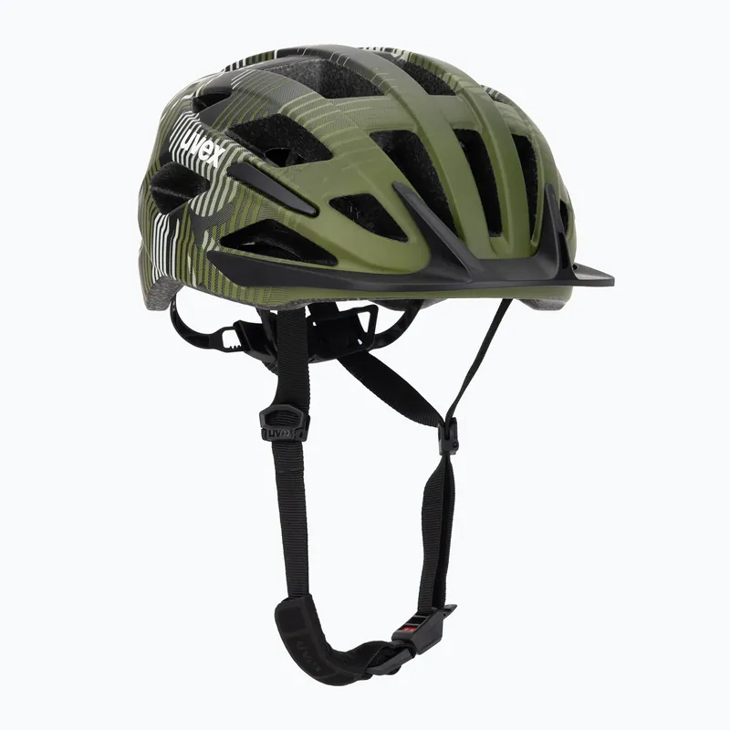 Dětská cyklistická helma UVEX Air Wing 2 CC dark olive/black matt Nejlepší Volba
