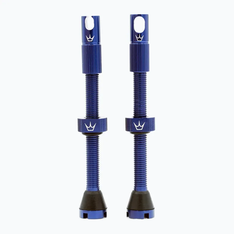 Sada ventilků Peaty‘s X Chris King MK2 Presta 60 mm navy Speciální Cena