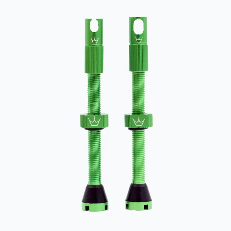 Sada ventilků Presta Peaty‘S X Chris King Mk2 Tubeless Valves PTV2-60-EMR-12 zelená 83785 Novinka