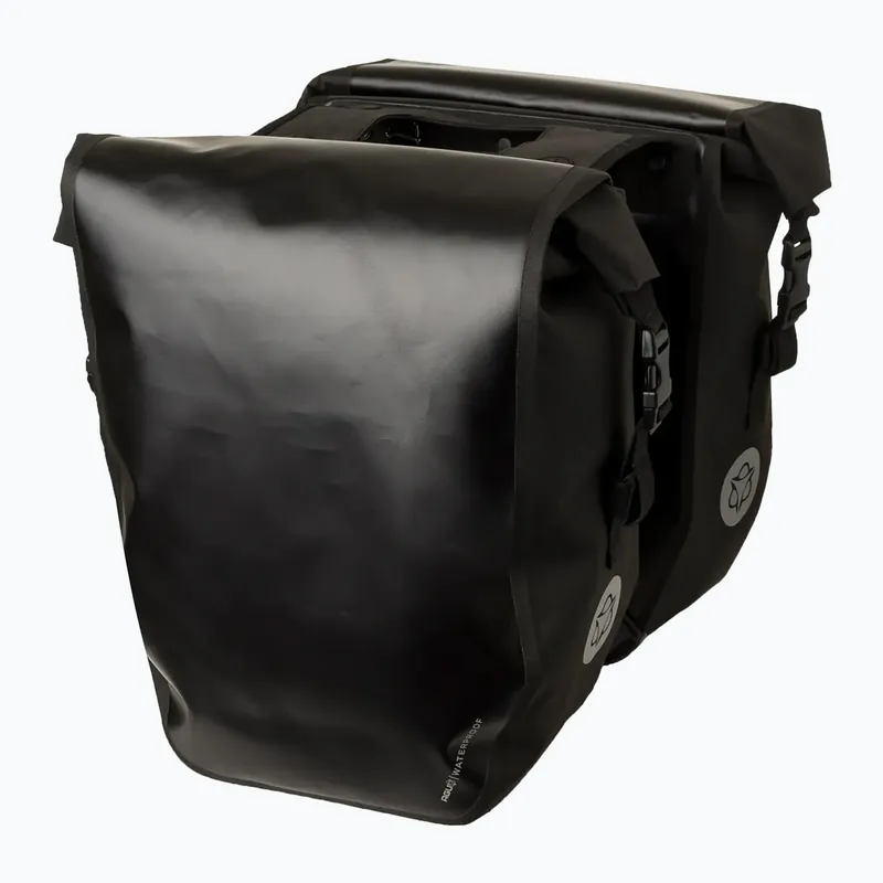 Brašna na kolo AGU Clean Double Bike Bag L 42 l black Omezená Nabídka