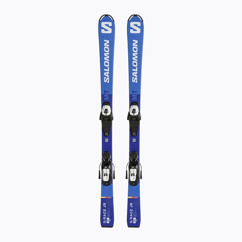 Dětské sjezdové lyže Salomon S/Race MT Jr + L6 race blue/white Finální Výprodej