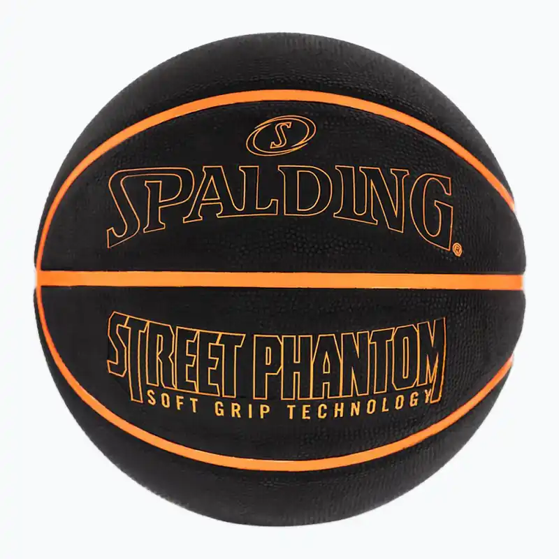 Basketbalový míč Spalding Phantom basketball black/orange velikost 6 Speciální Cena