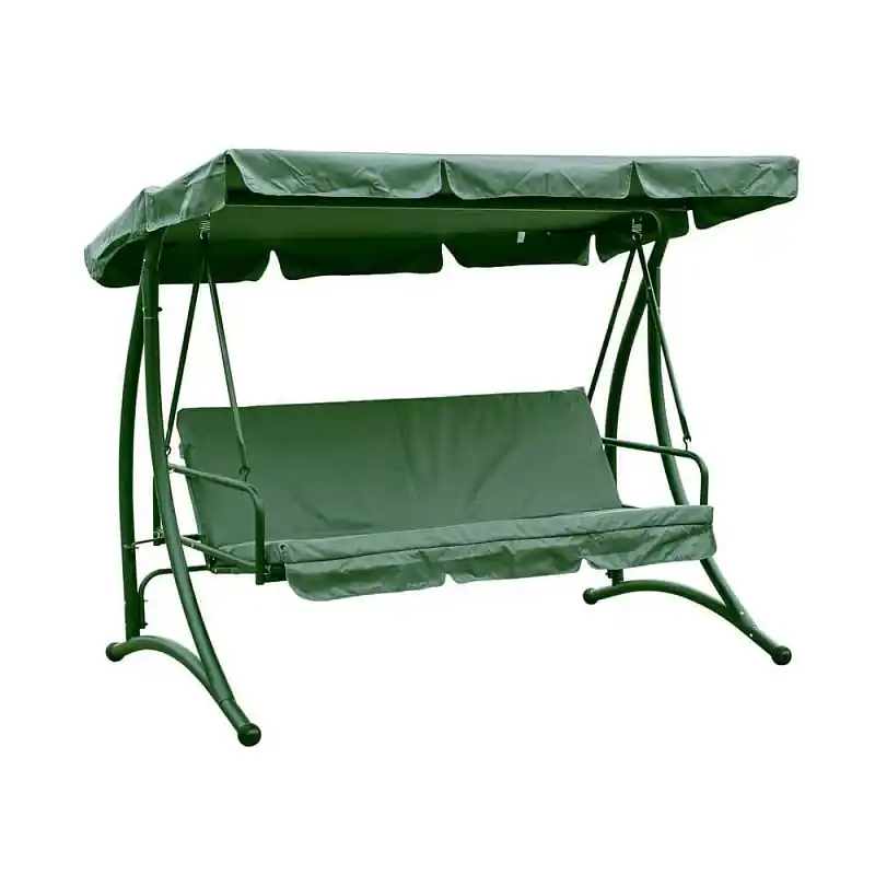 Originální HAPPY GREEN Houpačka zahradní / lůžko RIVERA, dark green