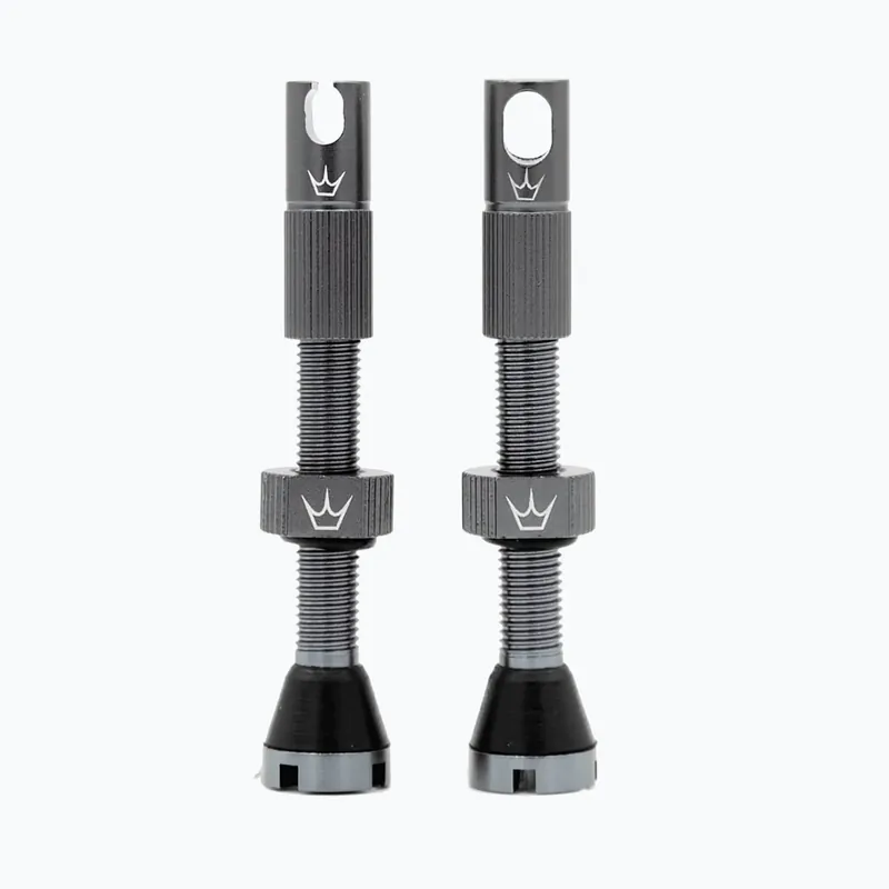 Hit Sezóny Sada presta ventilků Peaty‘S X Chris King Mk2 Tubeless Valves PTV2-42-SLT-12 šedá 83778
