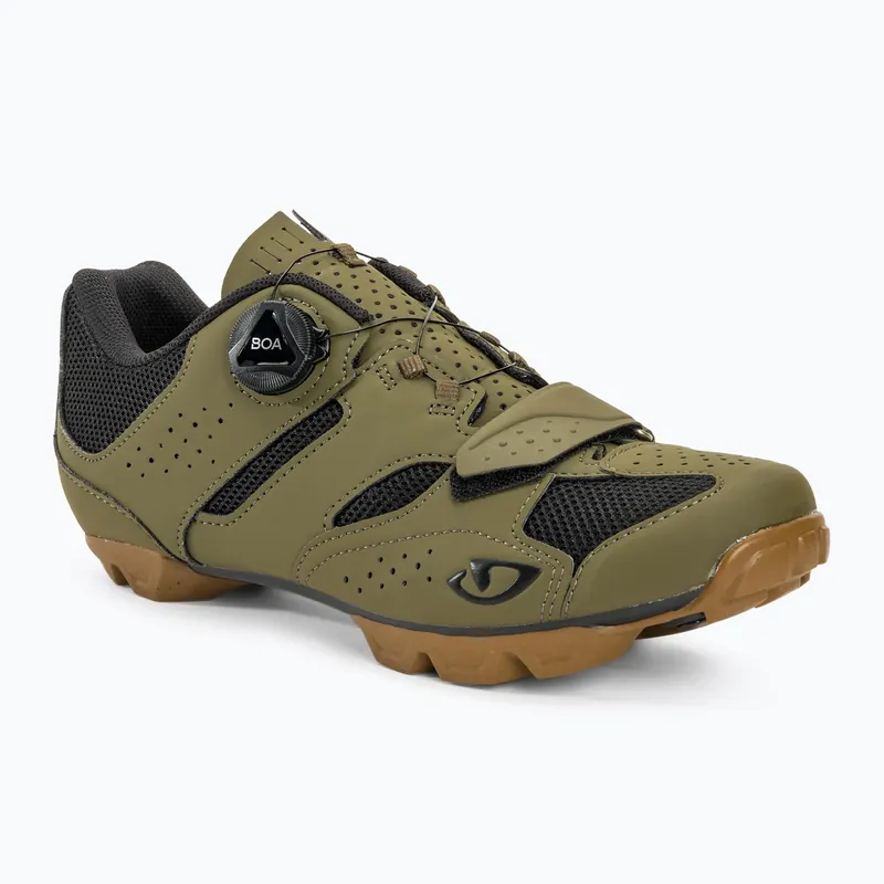 Časově Omezené Cyklistické boty MTB męskie Giro Cylinder II olive gum
