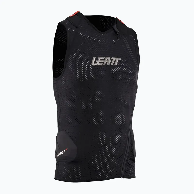 Pánský cyklistický dres s chrániči Leatt 3DF AirFit Evo Back Protector black Ověřený
