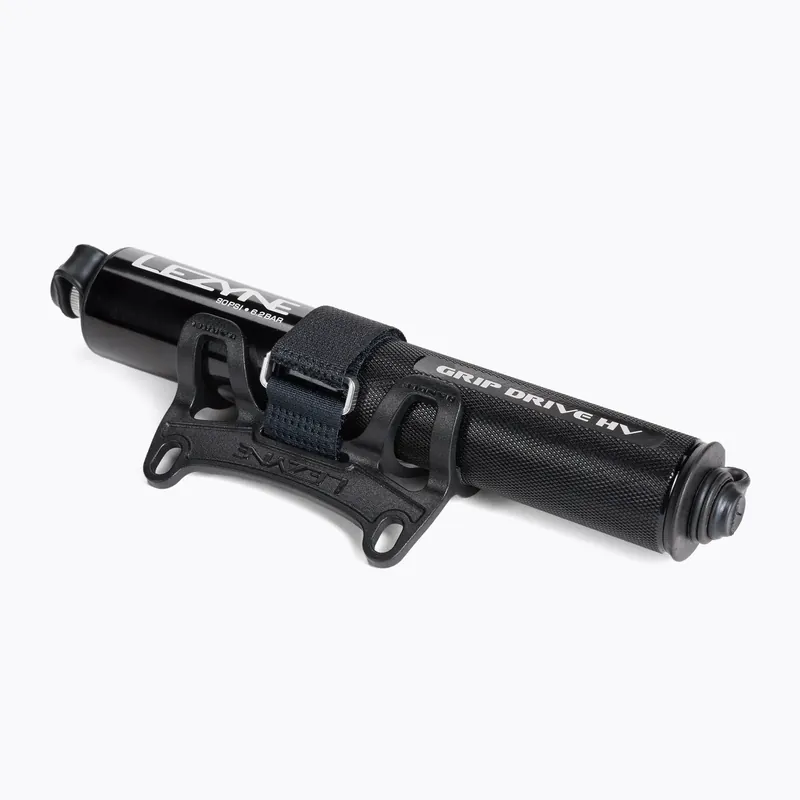 Lezyne Grip Drive HV S Abs Flex presta/schreder pumpička na kolo 90psi černá LZN-1-MP-GRIPHV-V1S04 Akce