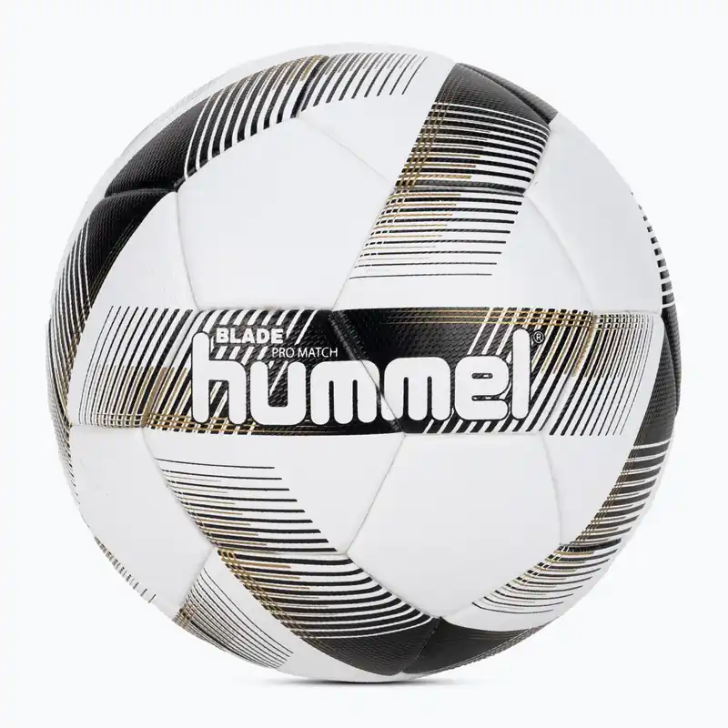 Hummel Blade Pro Match FB fotbalový míč bílý/černý/zlatý velikost 5 Hit Sezóny