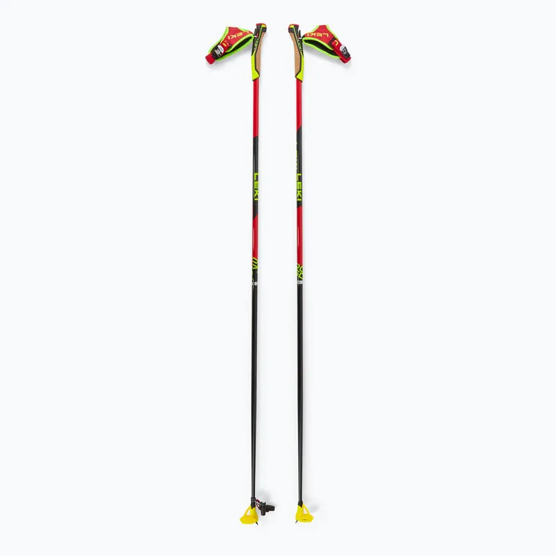 Speciální Cena Běžkařské hole LEKI PRC 750 bright red/neon yellow/black