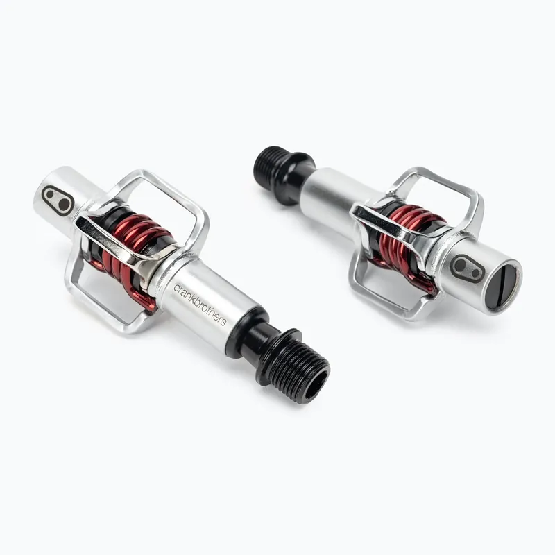 Pedály na kolo Crankbrothers Eggbeater 1 stříbrno-červene CR-14792 Levný