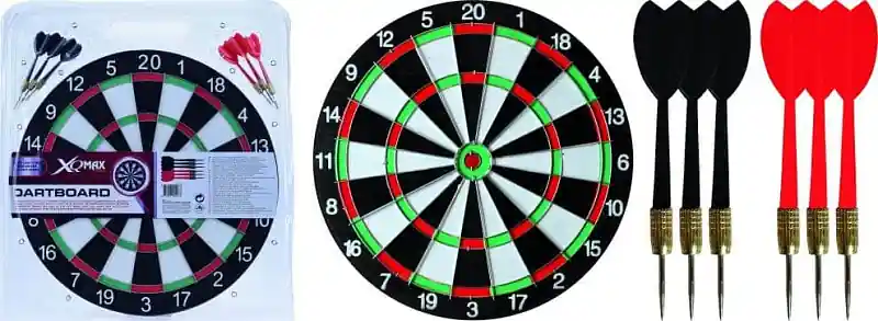 Šipky s terčem XQ MAX Dartboard - 38 cm - SET Tovární Cena