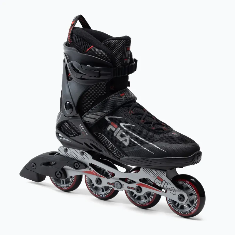 Pánské kolečkové brusle FILA Legacy Pro 80 black/red Vysoce Kvalitní