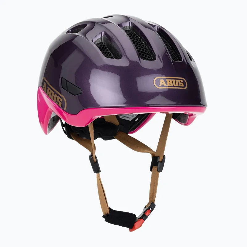 Dětská cyklistická přilba ABUS Smiley 3.0 ACE LED royal purple Nízká Cena