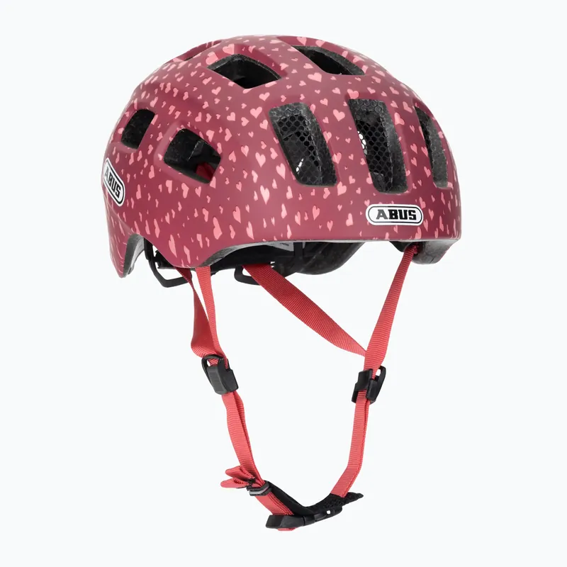 Dětská cyklistická přilba ABUS Youn-I 2.0 cherry heart Jen Po Omezenou Doba