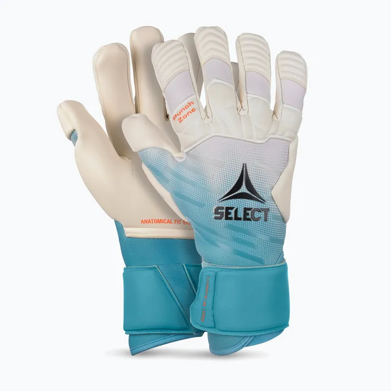 Brankářské rukavice SELECT 88 Pro Grip Aqua v23 tyrkysová/bílá Finální Výprodej